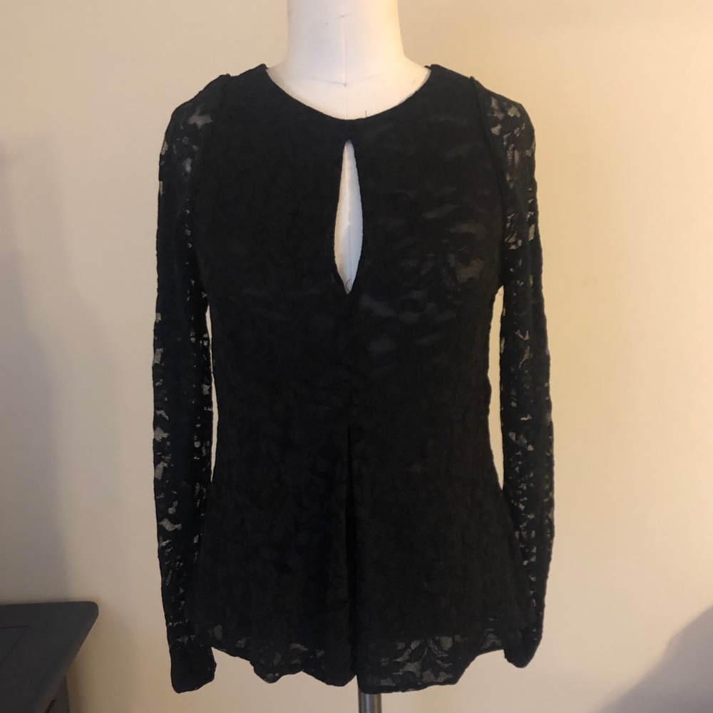 Long Sleeve Lace Shirt